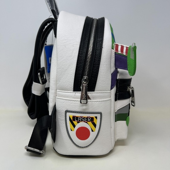 Loungefly Disney Light Up Pixar Buzz Lightyear Mini Backpack Toy Story - Picture 2 of 8